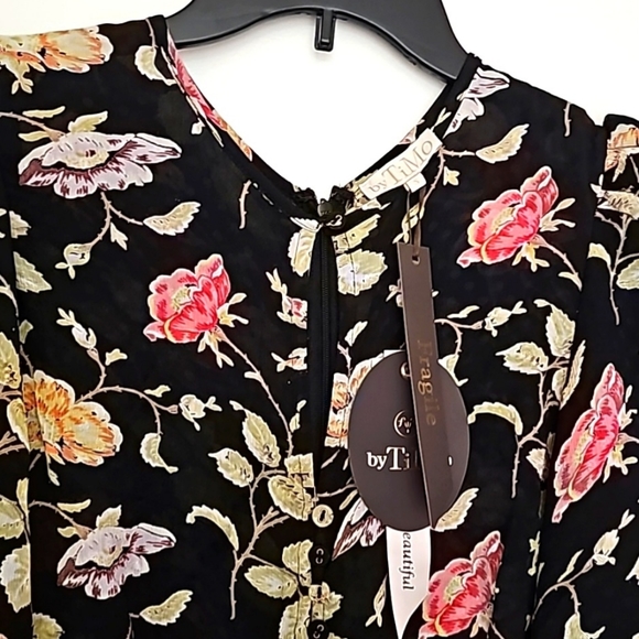 TIMO NIGHT GARDEN FLORAL DRESS - Picture 5 of 5